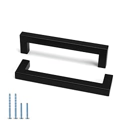 Goldenwarm 30 Pack Black Square Bar Cabinet Pull