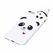 for iPhone 7 Case,for iPhone 8 Case, iFunny Cute 3D Cartoon Animals Unicorn Panda Shockproof and Full Protective Soft Silicone Rubber Phone Case for iPhone 7,iPhone 8 (White Panda)