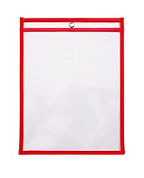 10 Dry Erase Pockets, Oversize 10 Inch x 13 Inch