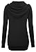 YaYa Bay Womens Long Sleeve Pullover Funnel Neck Vintage Corn Tunic Sweater Hoodie