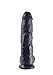 Pipedream King Cock with Balls, Black, 10 Inch