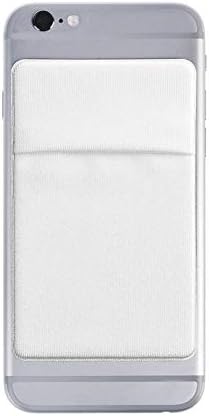 XQxiqi689sy Durable Removable Mobile Phone Wallet Credit ID Card Pocket Stick-On Adhesive Pouch