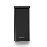 20800mAh QC 3.0 Power Bank Power Delivery PD Portable Charger Quick Charge USB C Battery Pack Backup for MacBook Pro, iPhone 8/X, Nintendo Switch, Samsung S9, Pixel, Nexus - Black