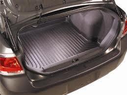 Husky WeatherBeater 2011-2012 Dodge Charger Trunk Liner - Accommodates Subwoofer Via Trimming -BLACK-