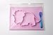 Placemat Plate Dinosaur Baby Silicone Bonus Carrying Case and Heat Sensitive Spoon (PINK)