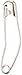 Bohin Safety Pin Curved Size 1 1/2 65ct