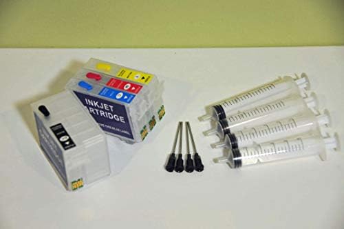 INKXPRO Brand E252 XL Refillable Cartridges for Workforce WF 7710 7720 7210 7610 7620 7110 (Empty)(with ARC chip)