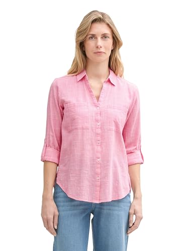 TOM TAILOR 1035247 Camisa, 15116 - Rosa Brillante, 34 para Mujer