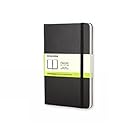 Moleskine Classic Notebook, Large, Plain, Black, Hard Cover (5 x 8.25) (Classic Notebooks)