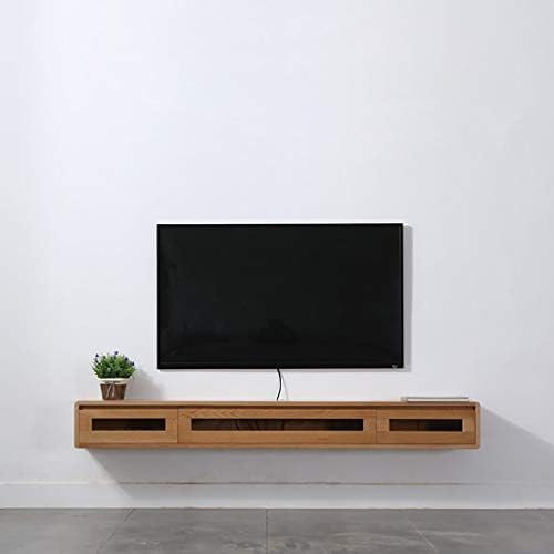 壁掛けテレビ台 テレビキャビネットの壁掛け壁テレビキャビネットベッドルーム近代的なミニマリストの木製壁掛け収納キャビネットセットトップボックス ルータ壁掛けキャビネットミニセットトップボックス 定価の67 ｏｆｆ Size 126cm