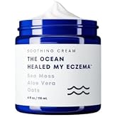 The Ocean Healed My Eczema Natural &amp; Soothing Eczema Cream - Hydrating &amp; Nourishing Psoriasis Cream with Sea Moss &amp; Colloidal Oatmeal - Quick Absorbing Anti Itch for Dry Sensitive Skin (4oz)