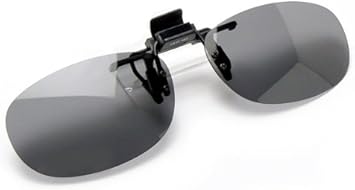 Amazon 貴方のサングラス 眼鏡が偏光サングラスに変身 偏光 サングラス ワンタッチ クリップ式 290b Cu Clip Up スポーツサングラス