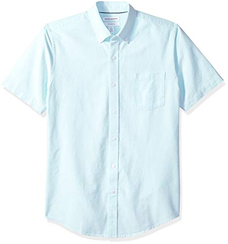 Amazon-Essentials-Mens-Slim-Fit-Short-Sleeve-Pocket-Oxford-Shirt