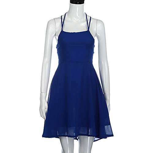 Mini Short Dresses Backless for Women Party Night Wedding Casual Summer Afterso
