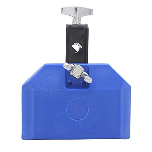 Cheekbone 2019 Newest 1PC Blue Percussion Drum Bell Block Cowbell Cow Bell Mountable Mallet Musical Instrument Accessory Parts