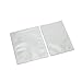 Halulu Storage Bags - Silver Aluminum Foil Mylar Bag Smell Proof Pouches 100pcs 6.4x8.8