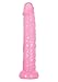 Adam & Eve Jelly Slim Dildo, Pink, 6 in Long, 5.5 in Insertable, 1 in Wide, Realistic and Waterproof Anal Dildo, Compatible with Water Based Lube