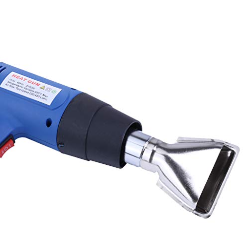 NXKang Heat Gun Hot Air Gun Dual Temperature + 4 Nozzles Power Tool 2000W Heater Gun - Package Includes: 1 x Hot Air Gun, 4 x Stainless Steel Ball Point Heads, 1 x User Manual - Thumbnail 5