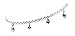 Silver Tone Anklet Bracelet Fashion Jewelry - ** Various Designs **