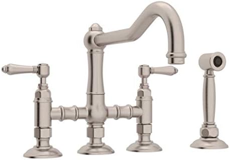 Rohl A1458lmwsstn 2 Country Kitchen Bridge Style Kitchen Faucet
