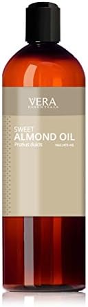 Sweet Almond Oil Premium Therapeutic Grade 16 oz. for use with essential oils, massage and aromatherapy