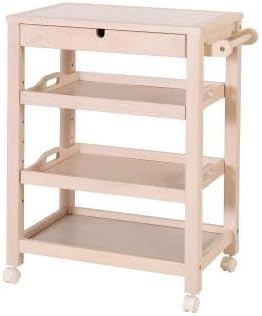 Amazon 人気のホワイトウォッシュ色のキッチンワゴン ノア ワゴンnw 8060h 白 キッチンワゴン 収納カート オンライン通販