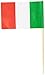 Beistle 60111 Italian Flag Picks 2.5-Inch (50-Count) , Red/Green/White primary