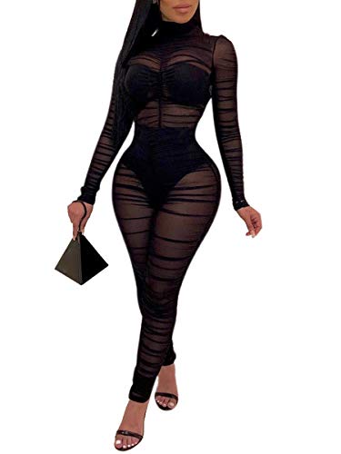 black bodycon jumpsuits