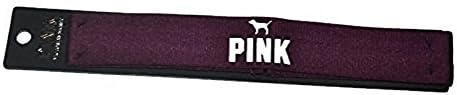 PINK Headband Mulberry with white PINK Logo