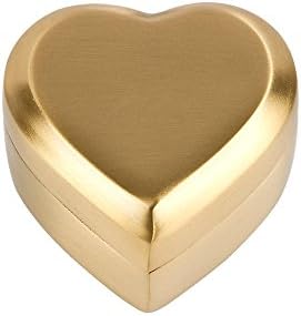 Perfect Memorials Golden Heart Keepsake Cremation Urn (3 Cu/in) - Urn Keepsake for Ashes/Secure & Durable/Display at Home/A Beautiful Tribute to Honor Your Loved One