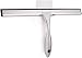 HIWARE All-Purpose Shower Squeegee for Shower Doors, Bathroom, Window and Car Glass - Stainless Steel, 10 Inches