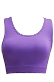 Franato Women's Freedom Seamless Workout Racerback Gym Fit Yoga Sports Bra