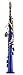 Kaizer Soprano Saxophone Straight B Flat Bb Blue Body Gold Keys SSAX-1000BLGK