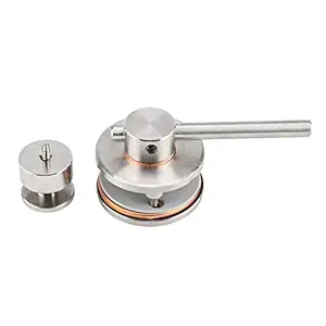 Mokernali Bathroom Privacy Door Lock, Safe Door Locks and Latches for Bathroom Door Rotating Bolt Lock Hardware with Vacant Engaged Indicator Suitable for 0.47-0.71 in Plate Thickness