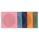 ASST. CD Paper Sleeves - Pink, Sky Blue, Purple, Orange, Gray - 100 Sleeves by KFMsupply