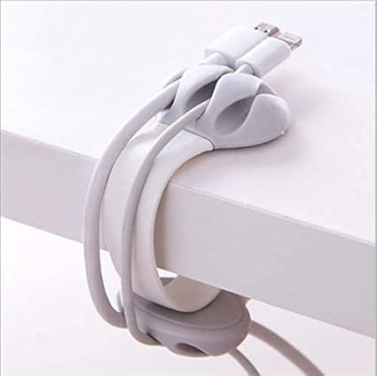 Amazon Co Jp 巻き取り式 ケーブルクリップ Aiueo ケーブルホルダー デスク 机 コード収納 Usb充電 ケーブル固定 快適に整理 2個入り白 文房具 オフィス用品