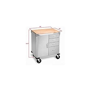 Seville Classics Ultrahd Rolling Storage Cabinet With Drawers