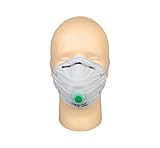 CleanTop C270V N95 Particulate Respirator, Disposable Dust Mask, NIOSH N95 Approved with Exhaust Valve (10 Masks)