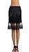MELODY Women Single lace Satin Underskirt Half Slip Skirt Extender - 21