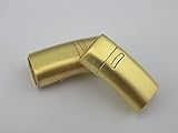 3 Sets 10.5x6.8mm Matte Golden Color Magnetic Clasp for Licorice Leather/bracelet