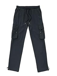 PLEPAN Cargo Pants for Men Drawstring Elastic Waist