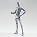 Wenini Action Figure Drawing Model, Drawing Figures for Artists Action Figure Model Human Mannequin Man Woman Kits for Sketching, Painting, Drawing, Artist, Kids, Adult (Male)