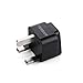 TESSAN Grounded Universal European Travel Plug Adapter USA to UK Travel Prong Adapter Plug Kit for UK (TypeG) - 3 Pack