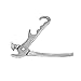 SHANGPEIXUAN Pizza Pan Gripper for Deep Pizza Pans,Heavy Duty Cast Aluminum Pan Tongs,Great for Pulling Hot Pizza Pan out of the Microwave,Oven … …