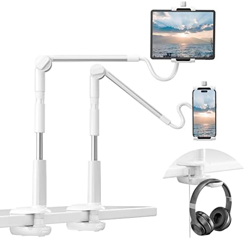 Ipad Holder For Car Backseat KDD Gooseneck Tablet Holder For Bed