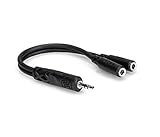 Hosa YMM-232 3.5 mm TRS to Dual 3.5 mm TRSF Y Cable