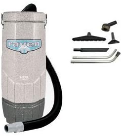 Sandia 70-1001, Avenger Raven 6 Quart Backpack Vacuum with 5 pc Standard Tool Kit, 6.8 Amps, 115 Volt, 1 Stage 802 Watt Motor