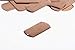 RMP Stamping Blanks, 1 Inch x 2 Inch Dog Tag with One Hole, 16 oz. Copper 0.021 Inch (24 Ga.) - 10 Pack