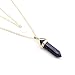 UMS Layered Necklace Moon Necklace Gold With Chokers Disc Choker Necklace Set For Women Sand Stone