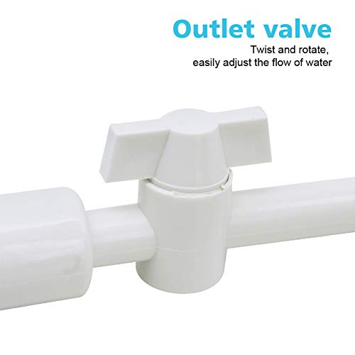 Aibao Gravel Sand Cleaner for Aquarium Fish Tank Water Changer Vacuum Siphon with Flow Controller BPA Free, 6.5ft - Thumbnail 3
